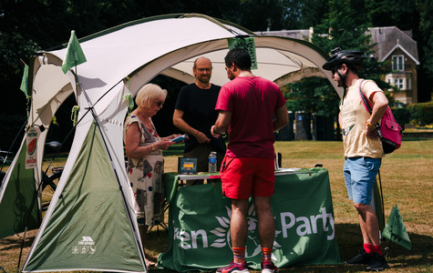 Community members at Rosebery Park