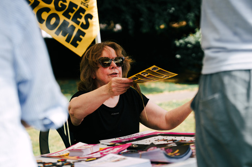 Community members at Rosebery Park