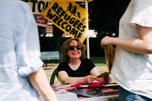 Community members at Rosebery Park