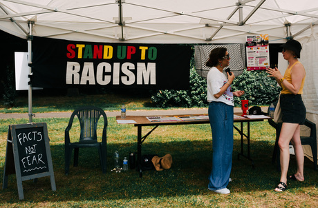 Community members at our Rosebery Park unity event