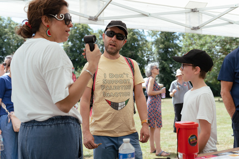 Community members at Rosebery Park