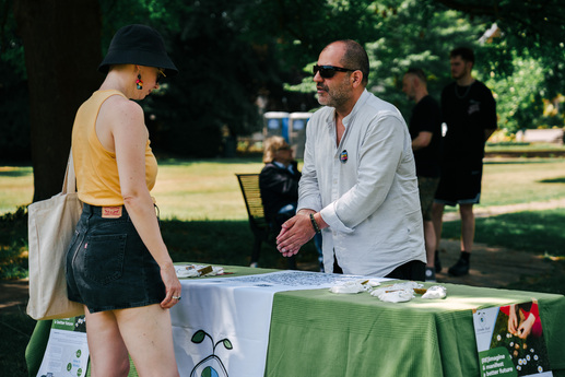 Community members at Rosebery Park