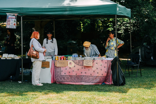 Community members at Rosebery Park