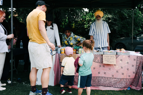 Community members at Rosebery Park