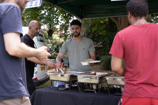 Community members at Rosebery Park