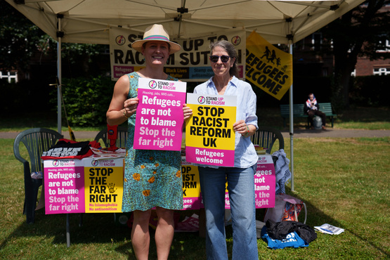 Community members at our Rosebery Park unity event