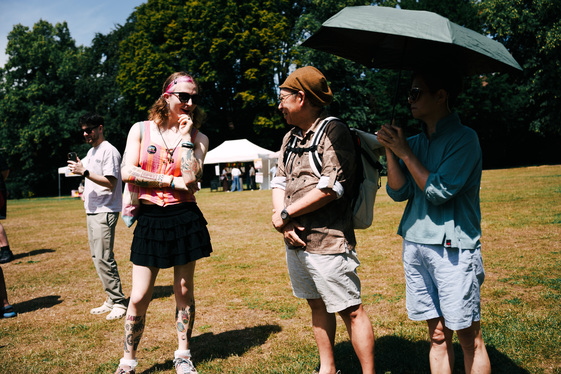 Community members at Rosebery Park