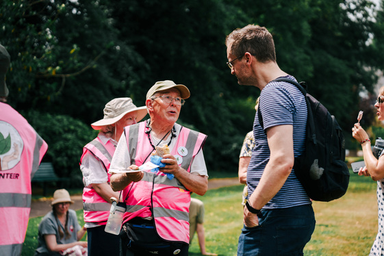 Community members at Rosebery Park