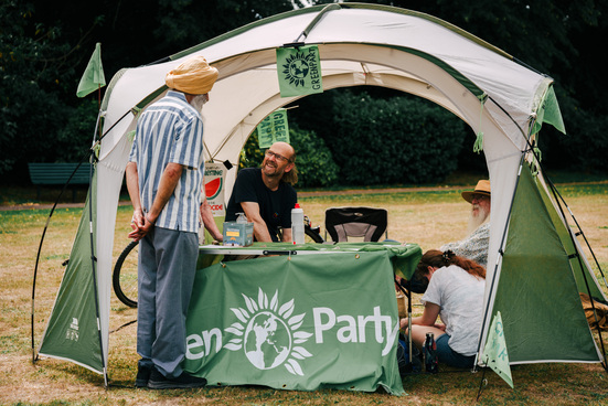 Community members at Rosebery Park